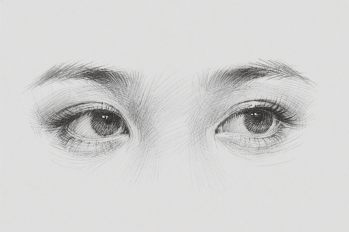 双眼皮素描图.png